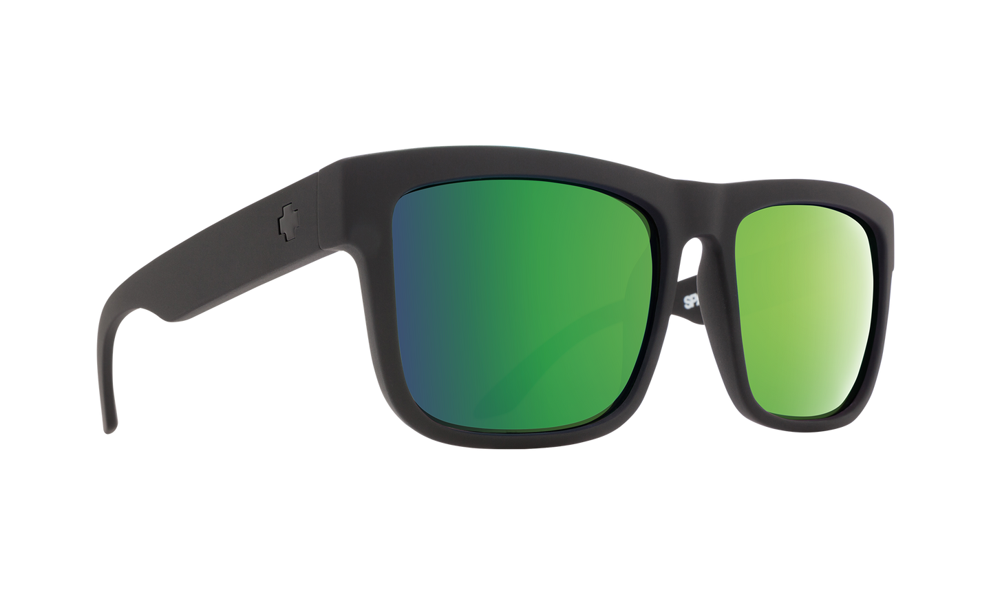 Spy Optic Sunglasses // Discord Matte Black HD+ Polarized Green Spectra