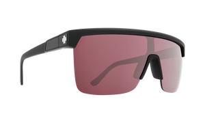 Spy Optic Sunglasses // Flynn 5050 Soft Matte Black HD+ Silver Spectra