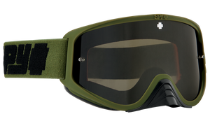 Spy Woot Race MX Reverb Olive - HD Smoke with Black Spectra Mirror  HD Clear