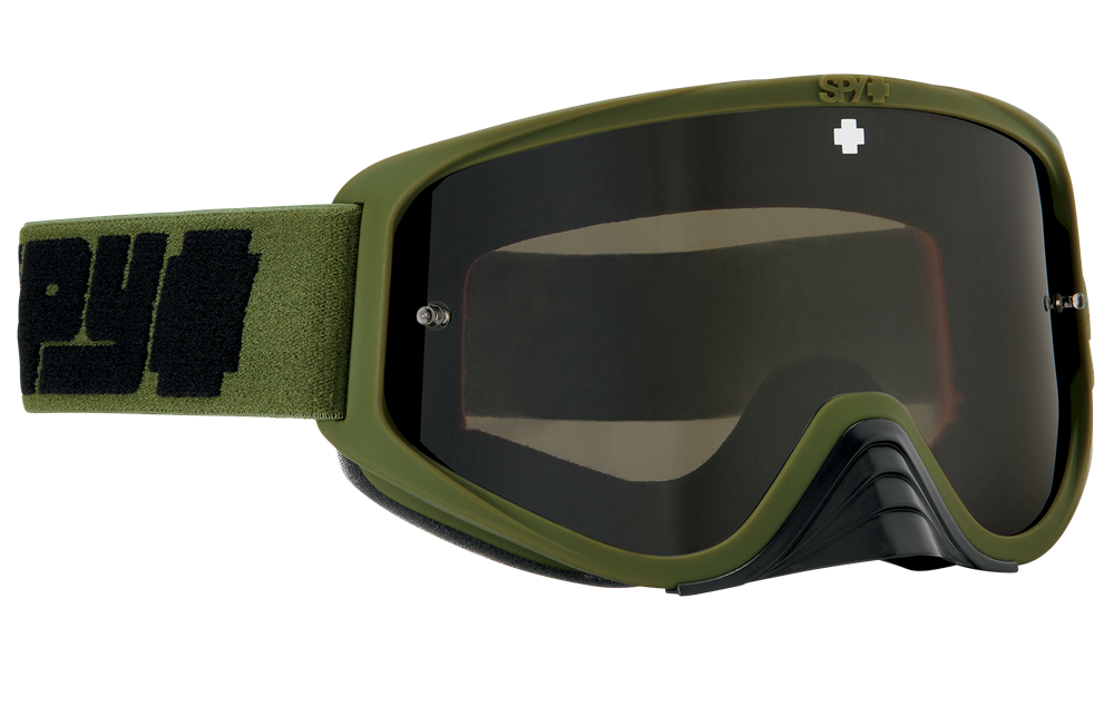 Spy Woot Race MX Reverb Olive - HD Smoke with Black Spectra Mirror  HD Clear