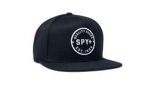 Spy Circle Patch Snapback Black