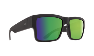 Spy Optic Sunglasses // Cyrus Matte Black HD+ Polarized Green Spectra