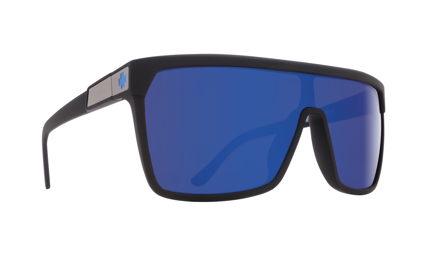 Spy Optic Sunglasses // Flynn Soft Matte Black HD+ Blue Spectra