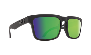 Spy Optic Sunglasses // Helm Matte Black HD+ Polarized Green Spectra